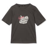DGY | [GUESS] WOMENS Knit Tee | GUESS【WOMEN】