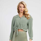 G8E3 | [GUESS] Deanna Full Zip Hoodie | GUESS【WOMEN】
