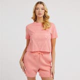 G63U | [GUESS] Adele Crop Tee | GUESS【WOMEN】