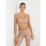 P1BY | [GUESS] Eco Aggie Logo Active Bra | GUESS【WOMEN】