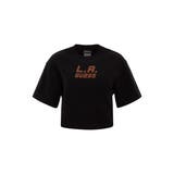 JBLK | [GUESS] Evelina Crop Tee | GUESS【WOMEN】