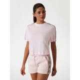 G644 | [GUESS] Britney Crop Tee | GUESS【WOMEN】