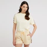 G1FC | [GUESS] Britney Crop Tee | GUESS【WOMEN】