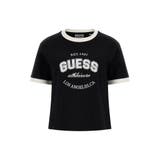 JBLK | [GUESS] RAQUELLE Crop T-Shirt | GUESS【WOMEN】