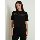 JBLK | [GUESS] KIARA Ss T-Shirt | GUESS【WOMEN】