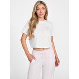 G011 | [GUESS] FILANTA Crop Tee | GUESS【WOMEN】