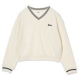 G1O6 | [GUESS] IRIS V Neck Sweatshirt | GUESS【WOMEN】