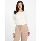 [GUESS] NAT Rib Long Sleeves Top | GUESS【WOMEN】 | 詳細画像1 