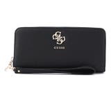BLA | [GUESS] DIGITAL LARGE ZIP AROUND WALLET | GUESS【WOMEN】