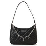 BLA | [GUESS] TANA Top Zip Shoulder | GUESS【WOMEN】