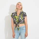 P26P | [GUESS] Astrid S/S Shirt | GUESS OUTLET【WOMEN】