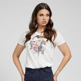 [GUESS] Glitter Drips Collage Tee | GUESS OUTLET【WOMEN】 | 詳細画像1 