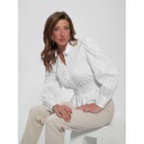 [GUESS] Mandy Smocked Blouse | GUESS【WOMEN】 | 詳細画像1 