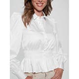 [GUESS] Mandy Smocked Blouse | GUESS【WOMEN】 | 詳細画像4 