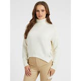G012 | [GUESS] Leonie Roll Neck Sweater | GUESS【WOMEN】