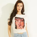 G012 | [GUESS] Palm Sunglasses Easy Tee | GUESS【WOMEN】