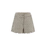 F0AE | [GUESS] Riley Tweed Shorts | GUESS【WOMEN】