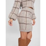 [GUESS] Nadia Plaid Sweater Skirt | GUESS【WOMEN】 | 詳細画像1 