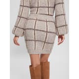 [GUESS] Nadia Plaid Sweater Skirt | GUESS【WOMEN】 | 詳細画像3 