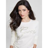 [GUESS] OLIVE Logo Rn Ls Sweater | GUESS【WOMEN】 | 詳細画像17 