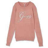 G1G0 | [GUESS] OLIVE Logo Rn Ls Sweater | GUESS【WOMEN】