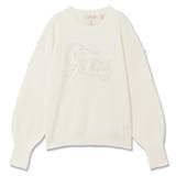 G012 | [GUESS] LAURA Logo Rn Ls Sweater | GUESS【WOMEN】