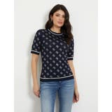 F7V1 | [GUESS] ROSIE Quattro G Sweater | GUESS【WOMEN】