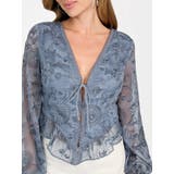 [GUESS] LS Seiah Tie Front Top 長袖シャツ | GUESS【WOMEN】 | 詳細画像5 