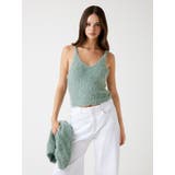 G8BV | [GUESS] SL Double Vn Bea Tank タンクトップ | GUESS【WOMEN】