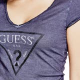 [GUESS] S/S TRIANGLE LOGO V-NECK TEE | GUESS【WOMEN】 | 詳細画像4 
