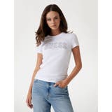 G011 | [GUESS] CN Ss Logo Lace Tee | GUESS【WOMEN】