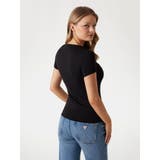 [GUESS] CN Ss Glitter Degrade Logo Tee | GUESS【WOMEN】 | 詳細画像7 