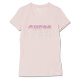 A60W | [GUESS] CN Ss Glitter Degrade Logo Tee | GUESS【WOMEN】