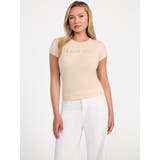 A60P | [GUESS] SS Guess Dot Logo R3 Tee | GUESS【WOMEN】