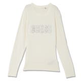 G012 | [GUESS] PARIS Logo Rn Ls Sweater | GUESS【WOMEN】