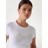 [GUESS] SS Cn Rib Logo Tee | GUESS【WOMEN】 | 詳細画像3 