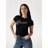 [GUESS] SS Cn Rib Logo Tee | GUESS【WOMEN】 | 詳細画像5 