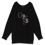 JBLK | [GUESS] BAT Sleeve Kassidy Logo Sweater | GUESS【WOMEN】