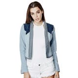 COLL | [GUESS] PATCHED DENIM JACKET | GUESS【WOMEN】