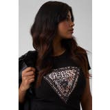 [GUESS] SAVANNA Leopard Triangle Tee | GUESS【WOMEN】 | 詳細画像4 