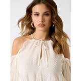 [GUESS]EMILIA Cold Shoulder Top ブラウス | GUESS【WOMEN】 | 詳細画像3 