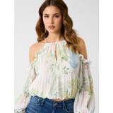[GUESS] EMILY Cold Shoulder Top ブラウス | GUESS【WOMEN】 | 詳細画像7 