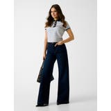 [GUESS]ALPHONSINE Striped Top ポロシャツ | GUESS【WOMEN】 | 詳細画像1 