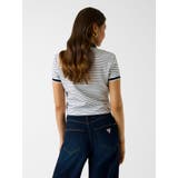 [GUESS]ALPHONSINE Striped Top ポロシャツ | GUESS【WOMEN】 | 詳細画像2 
