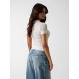 [GUESS]VIENNA Pointelle Polo ポロシャツ ニット | GUESS【WOMEN】 | 詳細画像2 