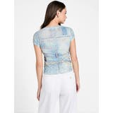 [GUESS] Short Sleeves Denim Sub R5 Tee | GUESS【WOMEN】 | 詳細画像4 