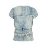 [GUESS] Short Sleeves Denim Sub R5 Tee | GUESS【WOMEN】 | 詳細画像7 