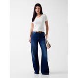 [GUESS] MINI Logo V-Neck Tee | GUESS【WOMEN】 | 詳細画像1 