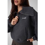 [GUESS] HALF Zip Scuba Sweatshirt | GUESS【WOMEN】 | 詳細画像4 