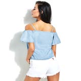 [GUESS] TRINITY CHAMBRAY TOP | GUESS OUTLET【WOMEN】 | 詳細画像2 